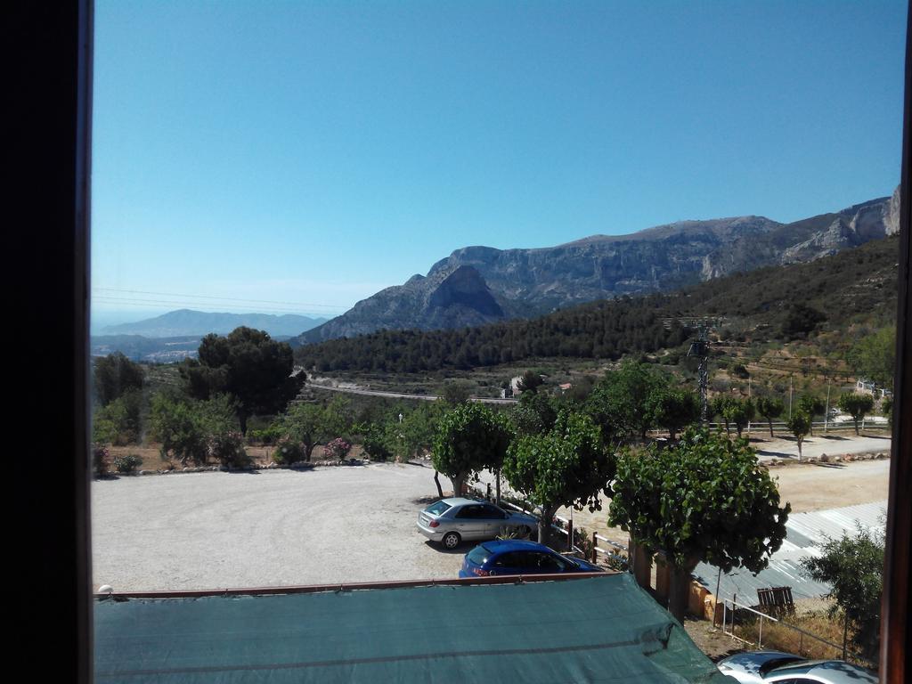 Rincon De Pepe Vandrarhem El Castell de Guadalest Rum bild